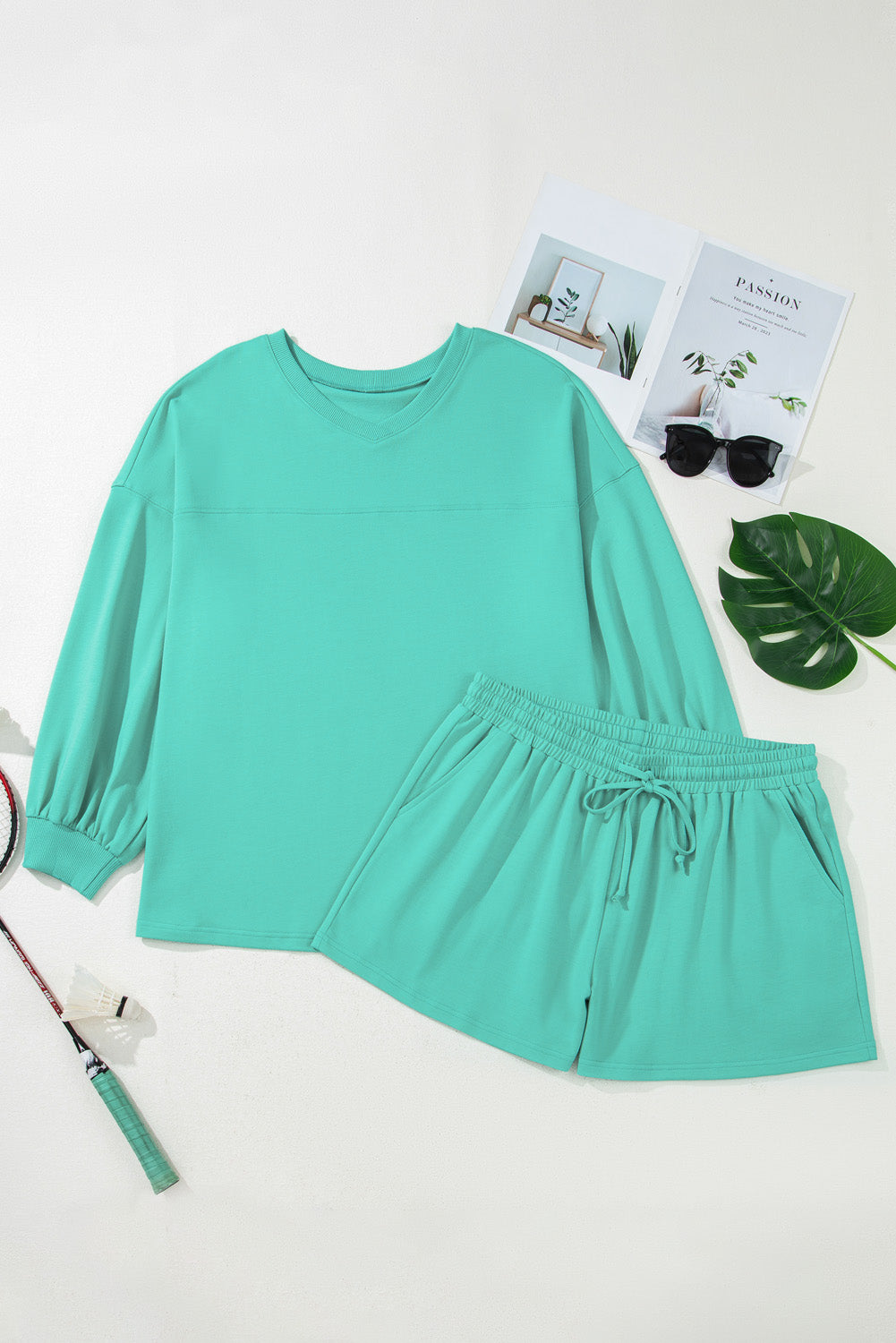 Mint to be Lounge Set (Plus Size)