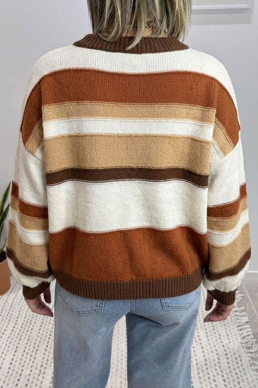 Multicolour Striped Sweater