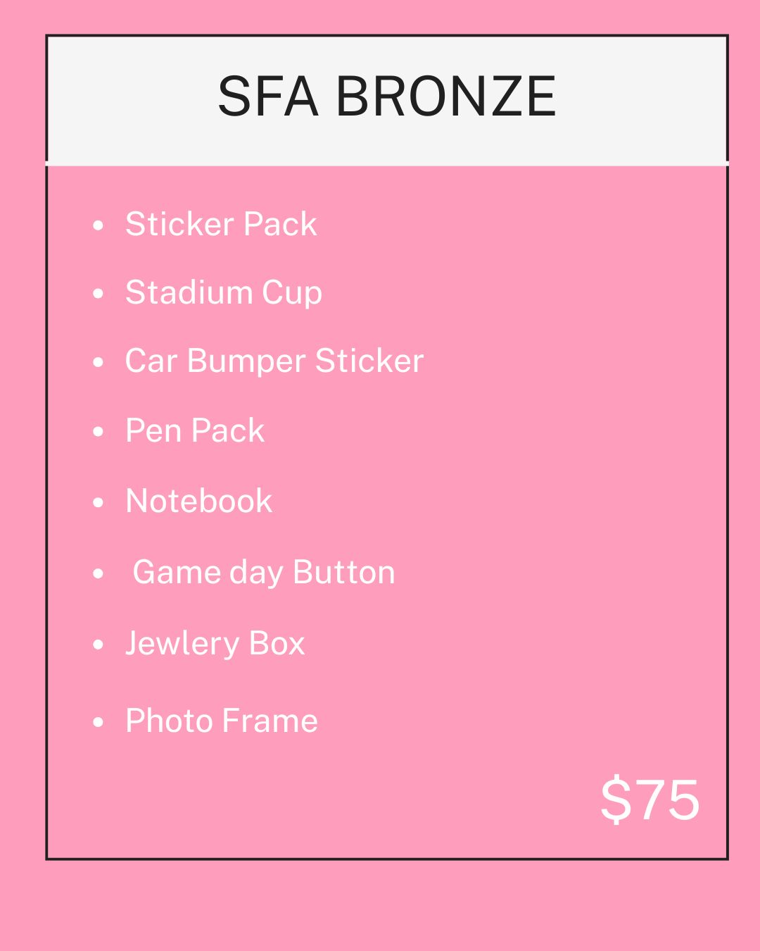 Bronze Bid Day Basket