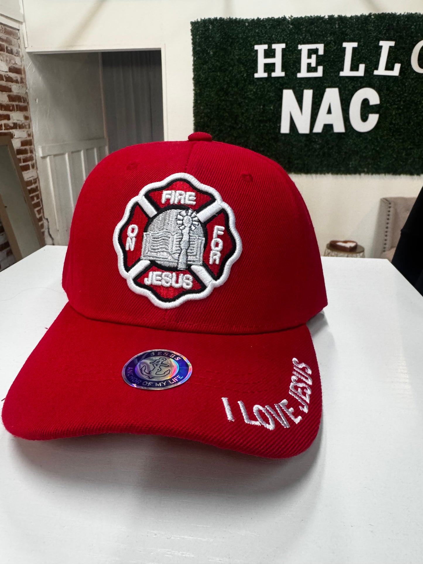 On Fire For Jesus Hat