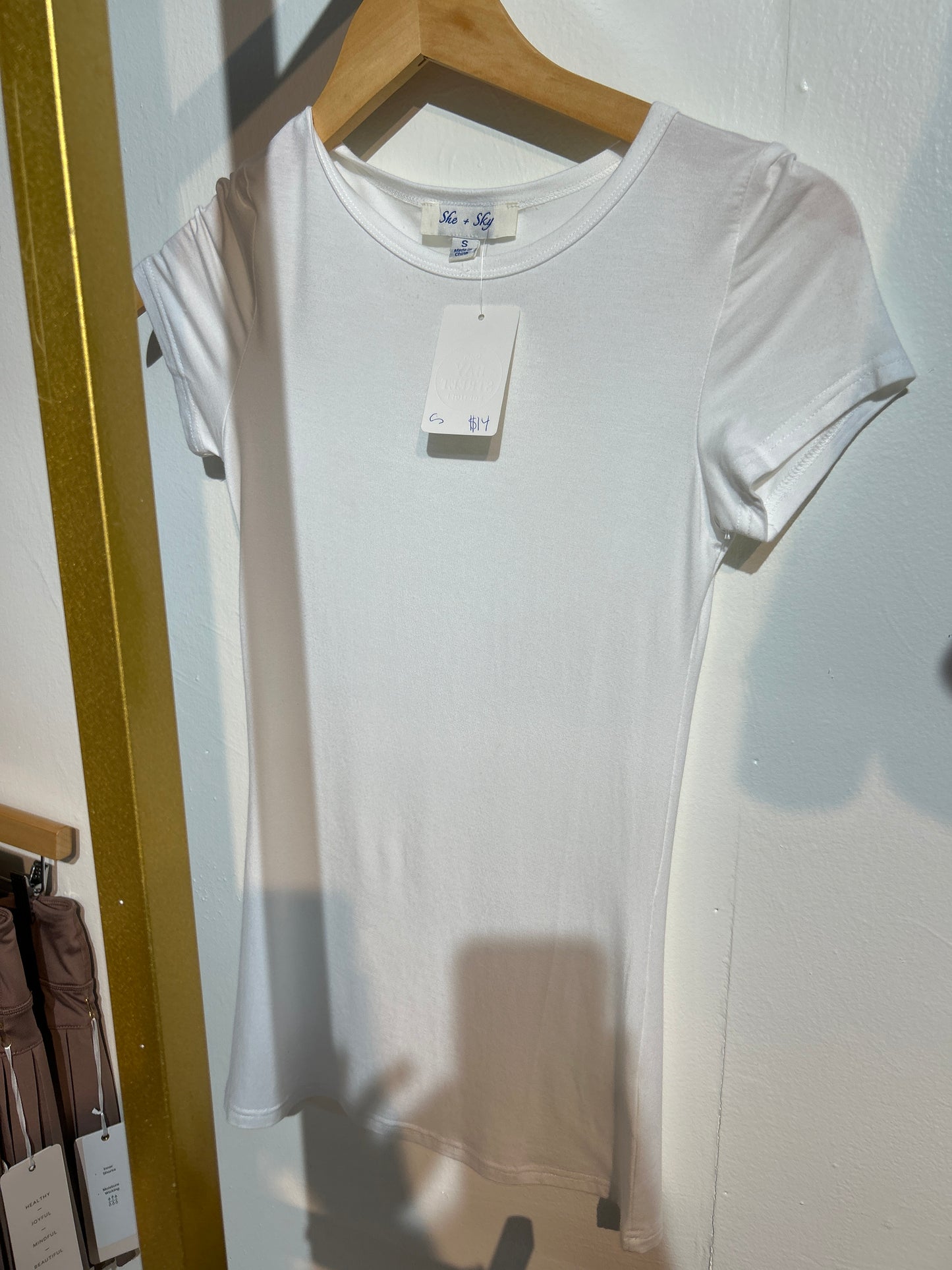 White t-shirt