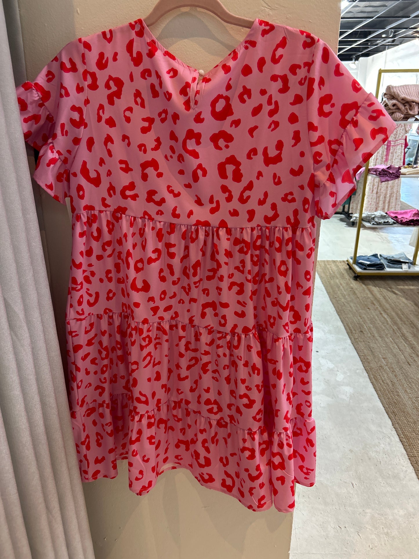 Pink Cheetah Print dress