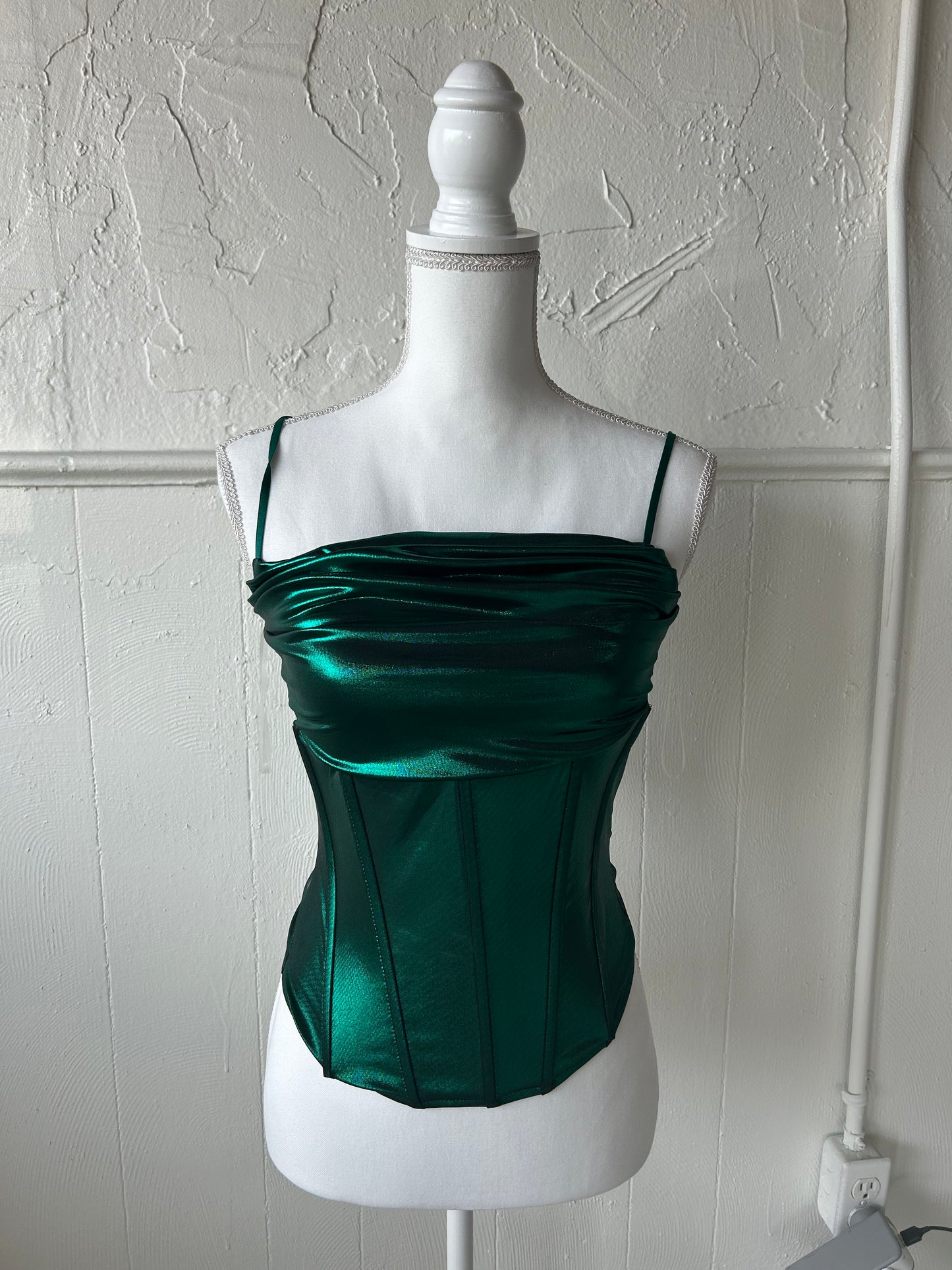 Sparkly Green Top