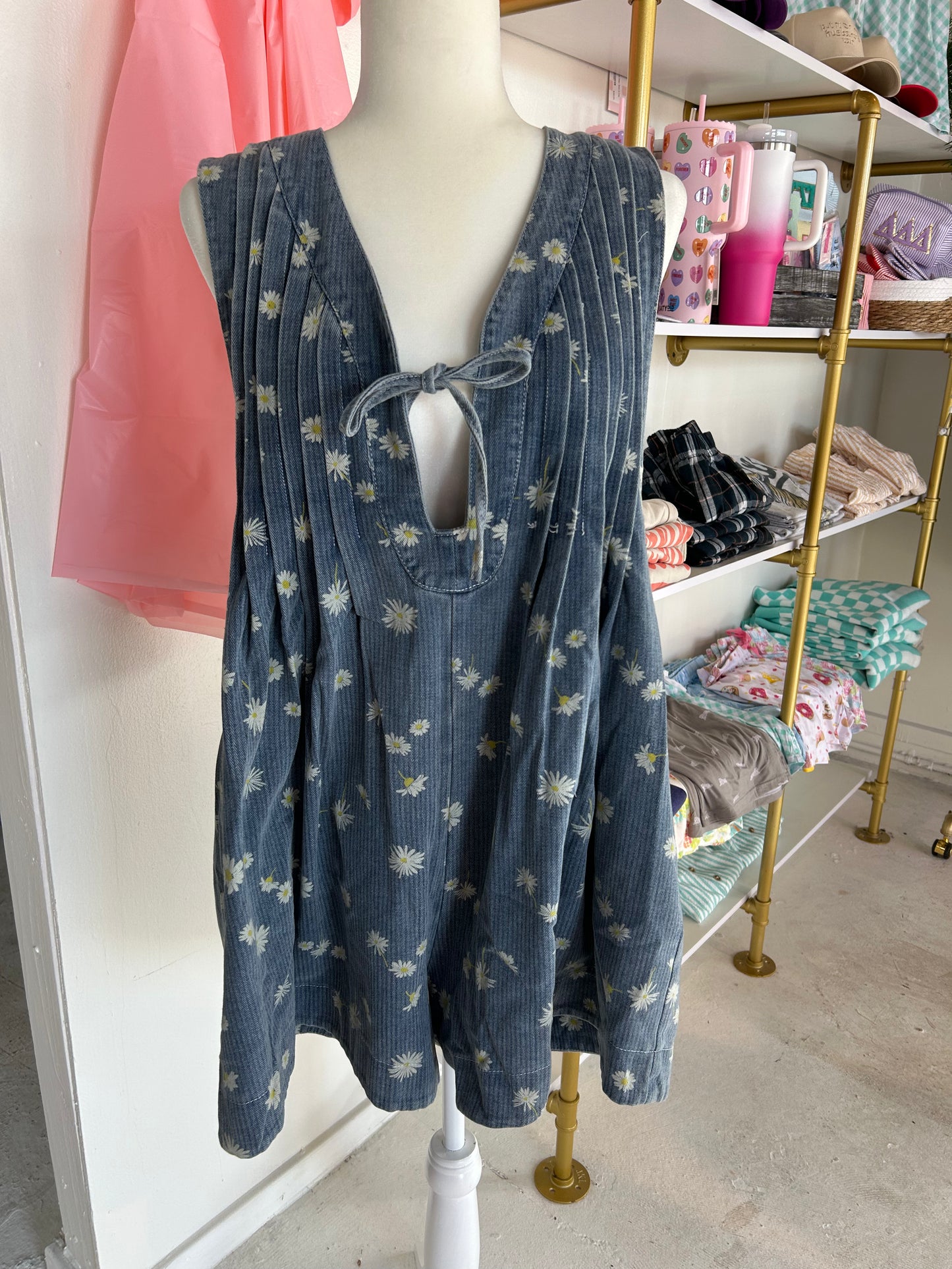 Daisy Denim romper
