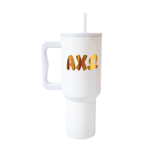 40oz 24 Karat Sorority Tumbler