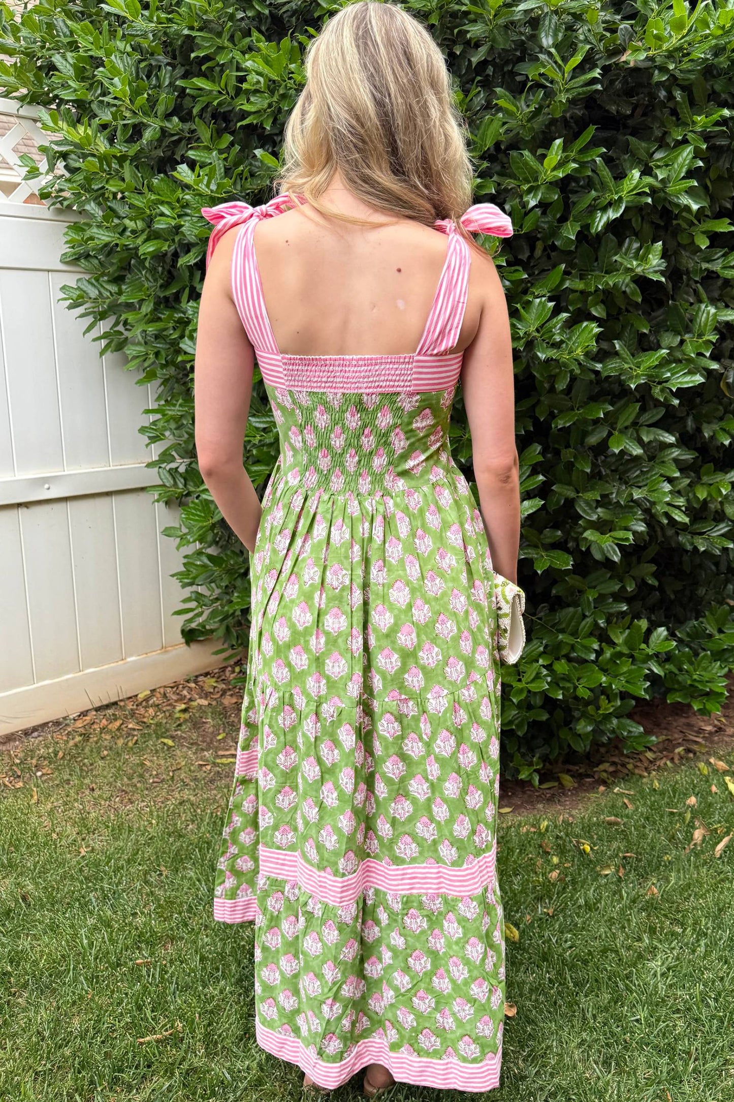 Sweet Magnolia Stripes and Floral Maxi