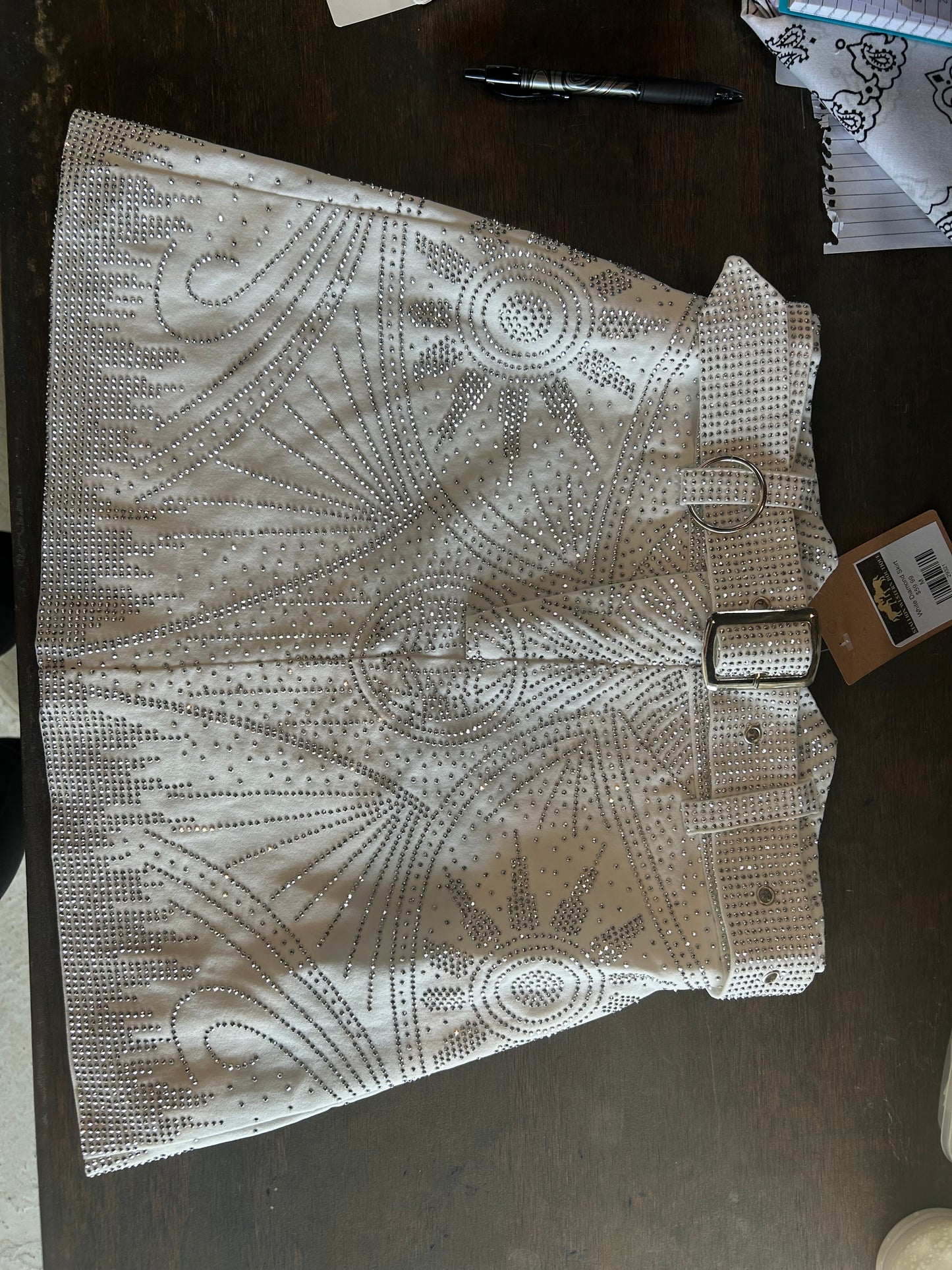 White diamond skirt