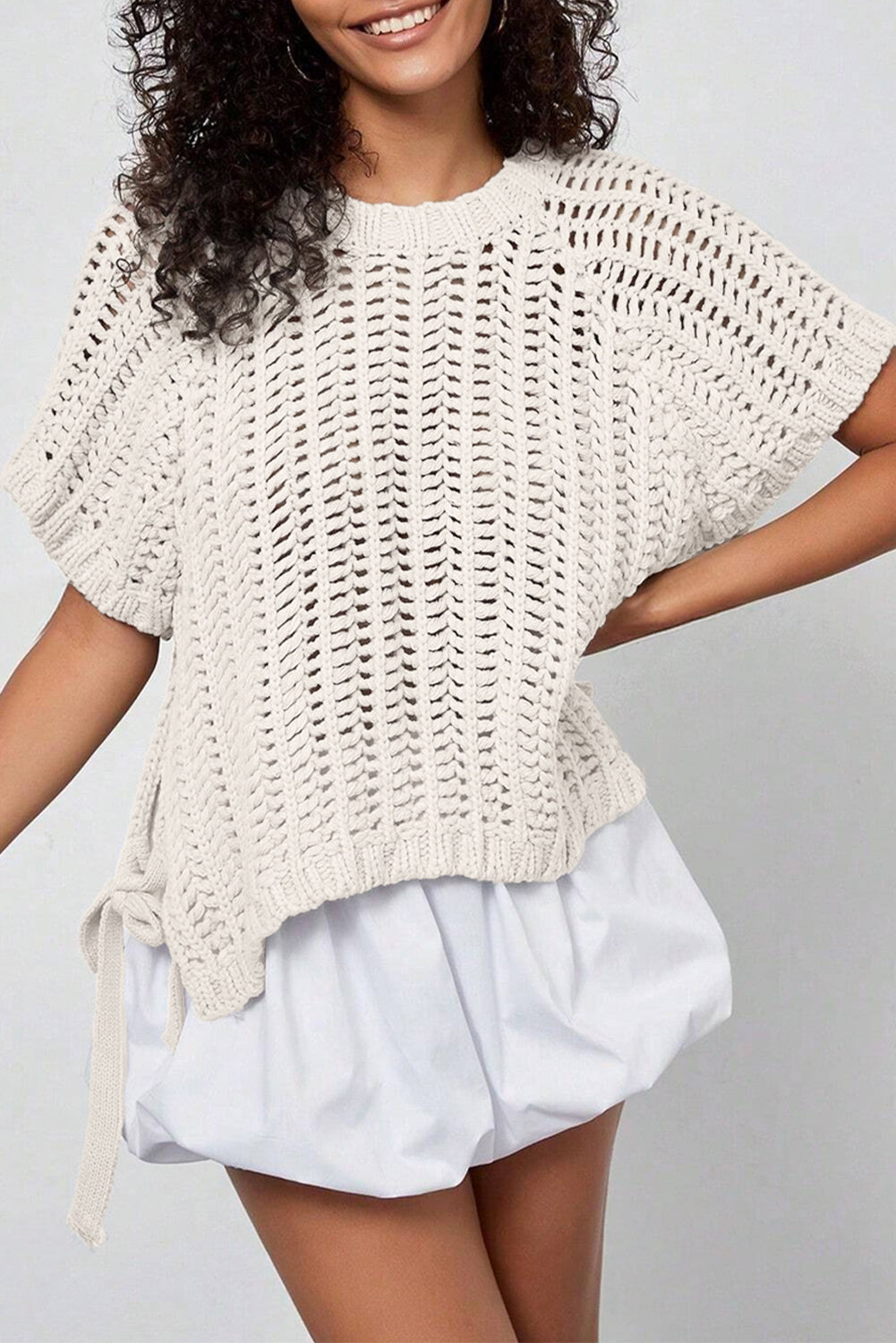 Sweetheart Stitch Sweater (Plus Size)