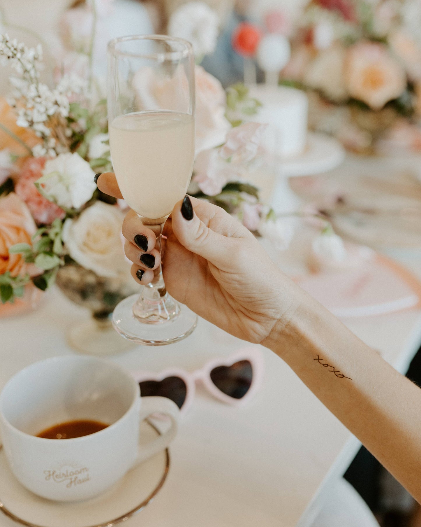XoXo Calligraphy Temp Tattoo | Valentine, Galentine, Party