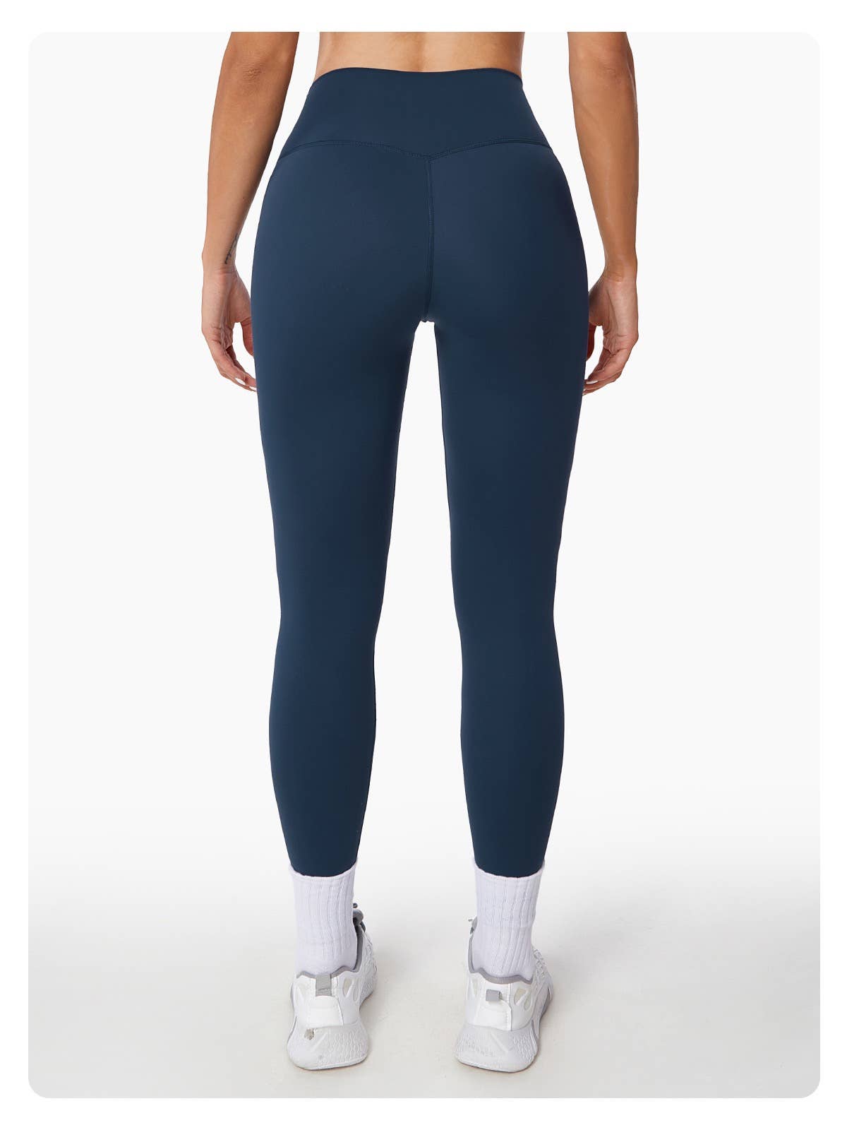 Nikki Buttery Soft High-Waisted Leggings: Frosty Gray / L