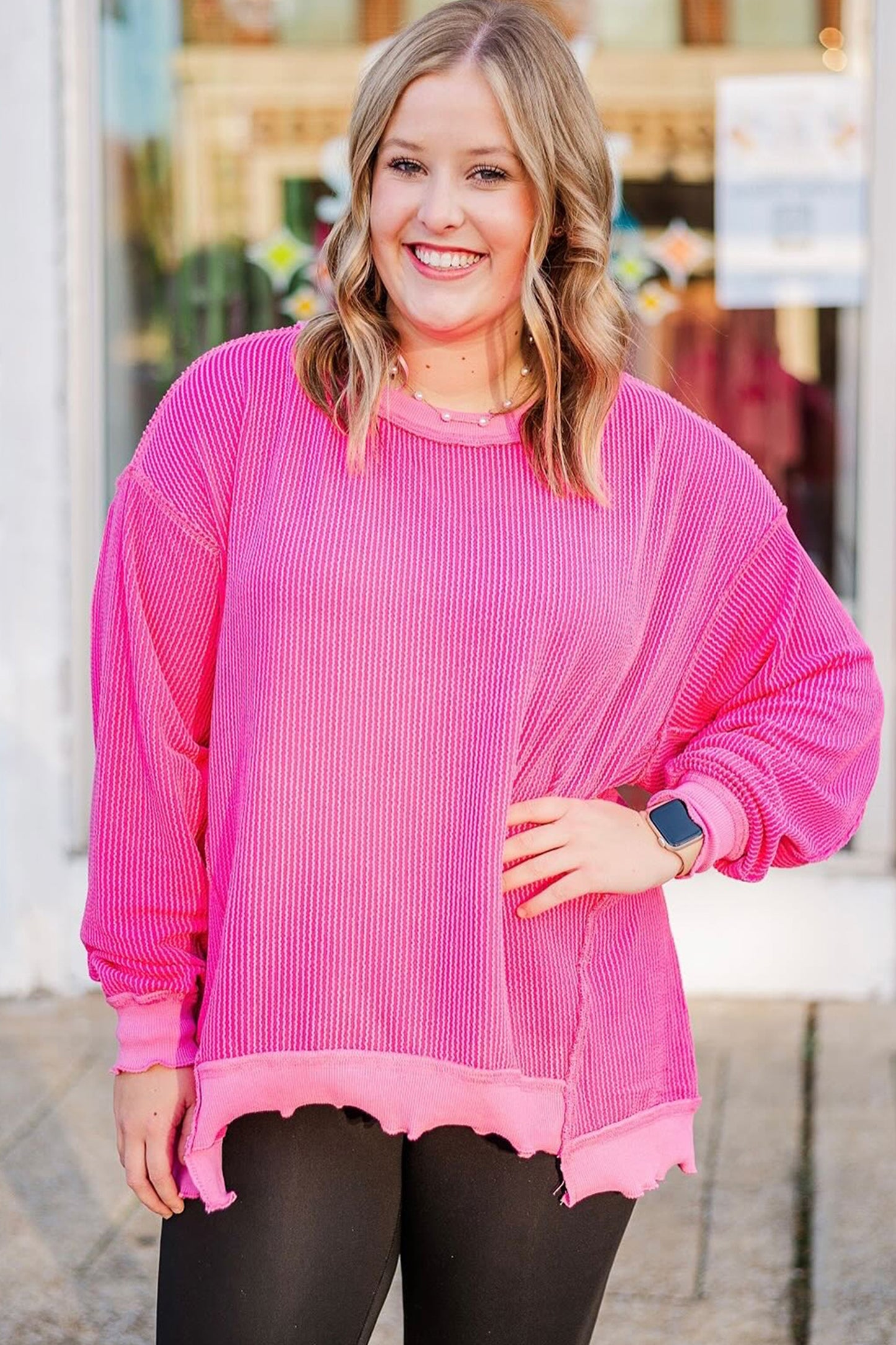Pink Lemonade Pullover (Plus Size)