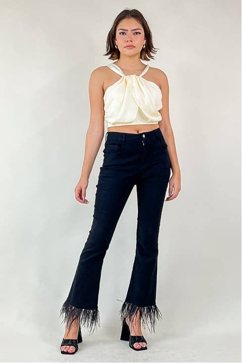CT8203A - Women's Knot Detail Sleeveless Top: Magenta / L