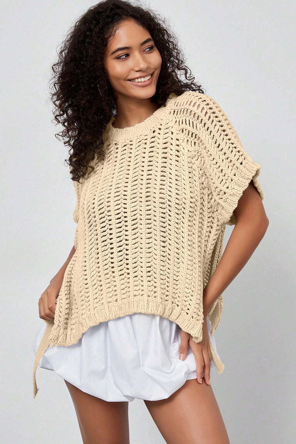Sweetheart Stitch Sweater (Plus Size)