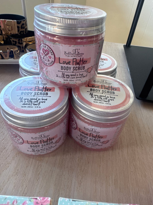 Love Flutter Body Scrub- Bella and Bear