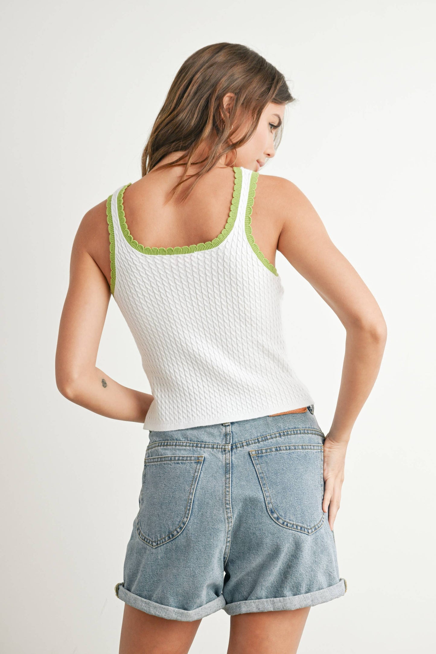 Bow Tank Top - BMW7656