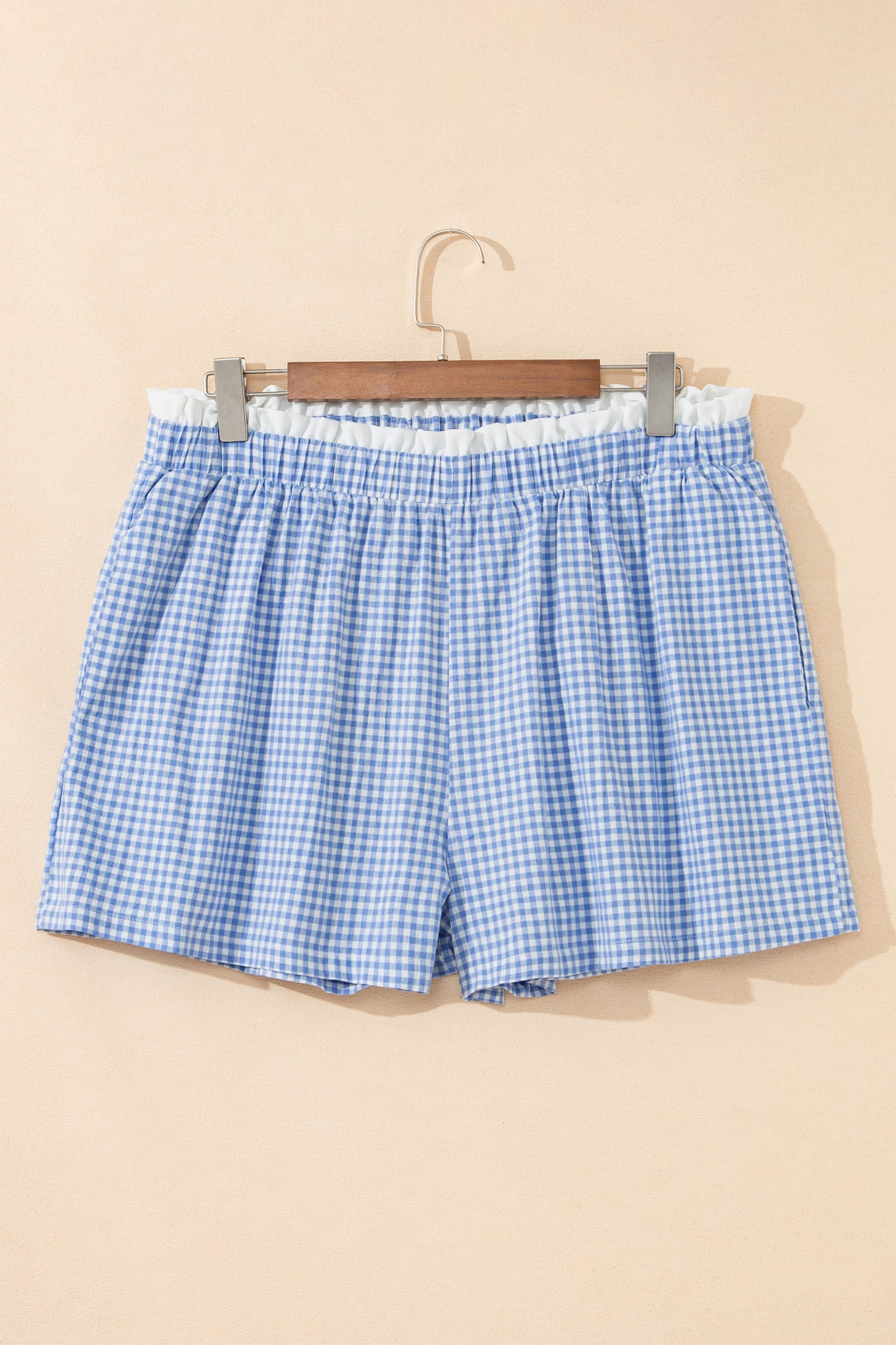 Picnic Date Gingham Shorts ( Plus Size)
