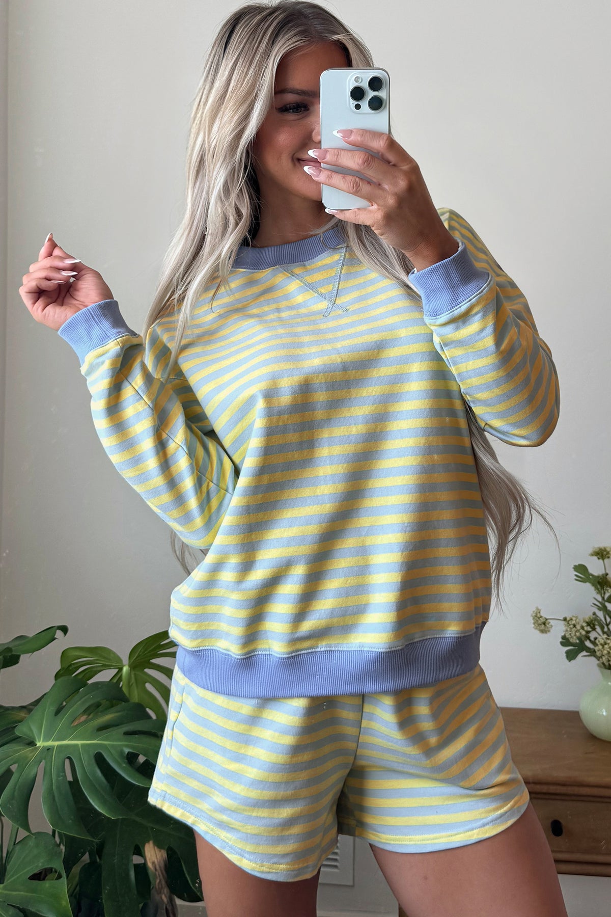 Blue Lagoon Shorts Set