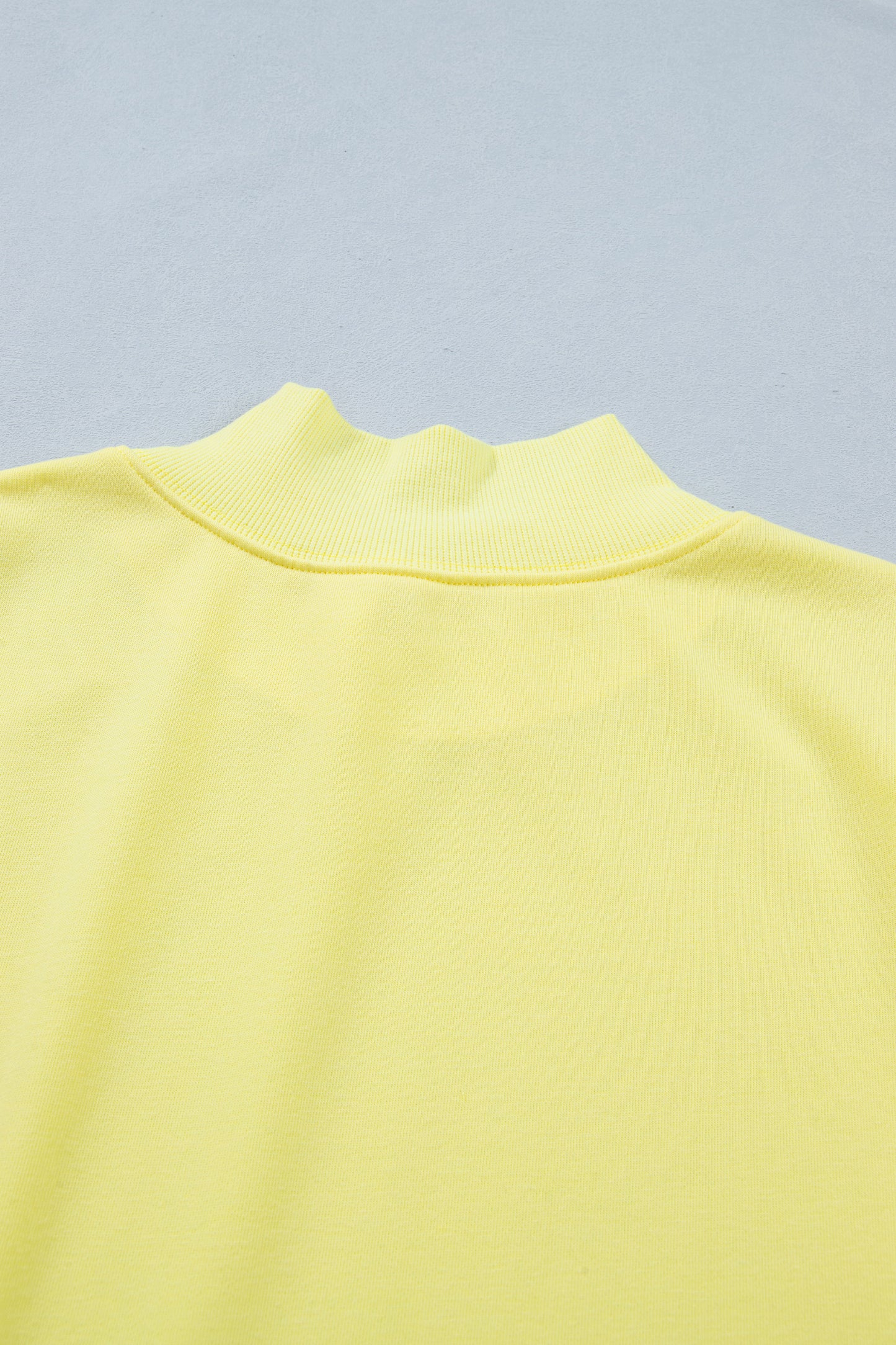 Orange Solid Color High Neck Cap Sleeve Loose Top