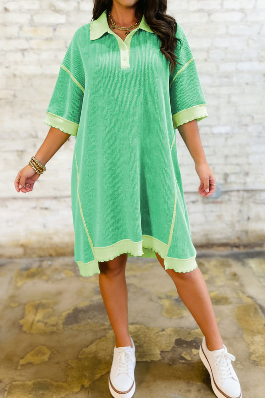 Key Lime Pie Polo Dress