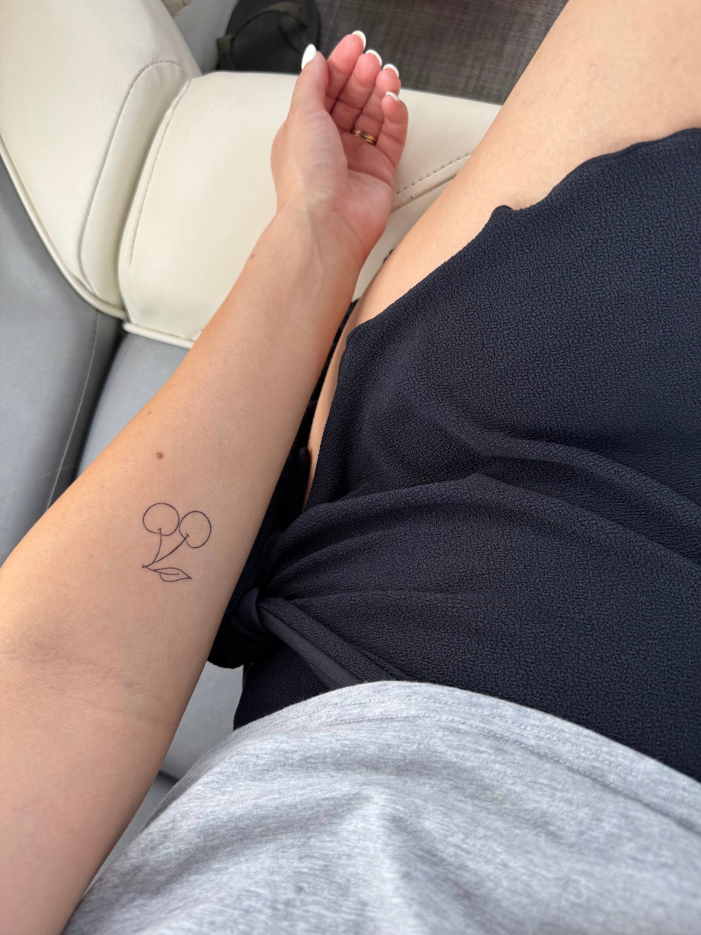 Cherries (shape) Temporary Tattoo | Skin and Hat Tattoo