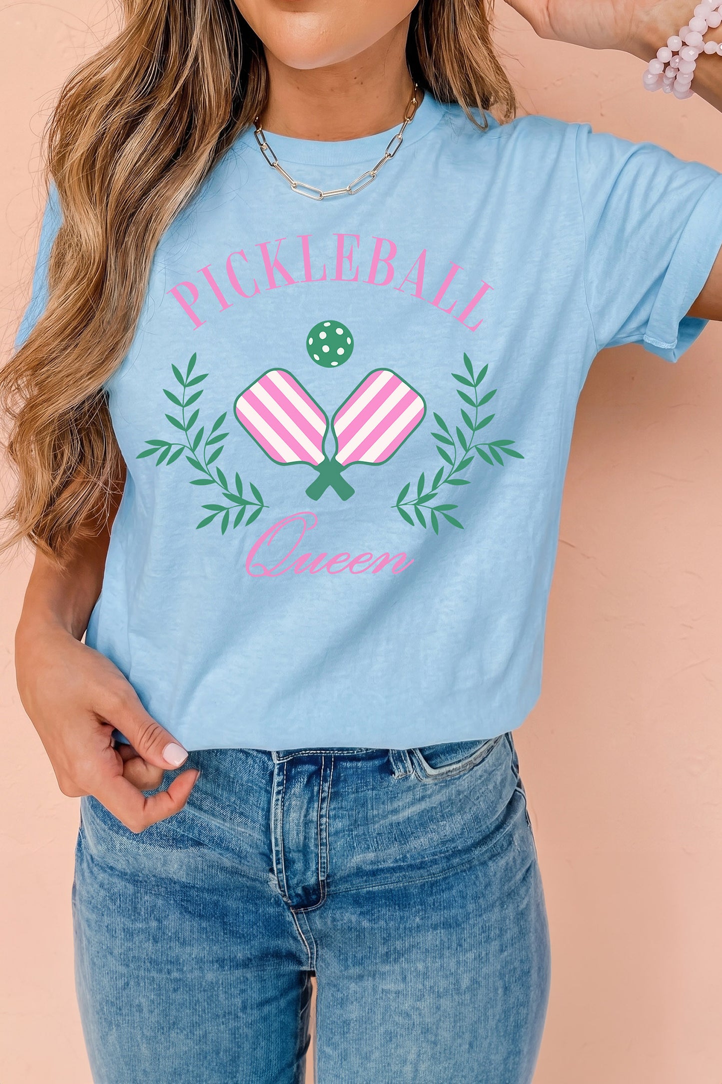 Light Blue PICKLEBALL Tee