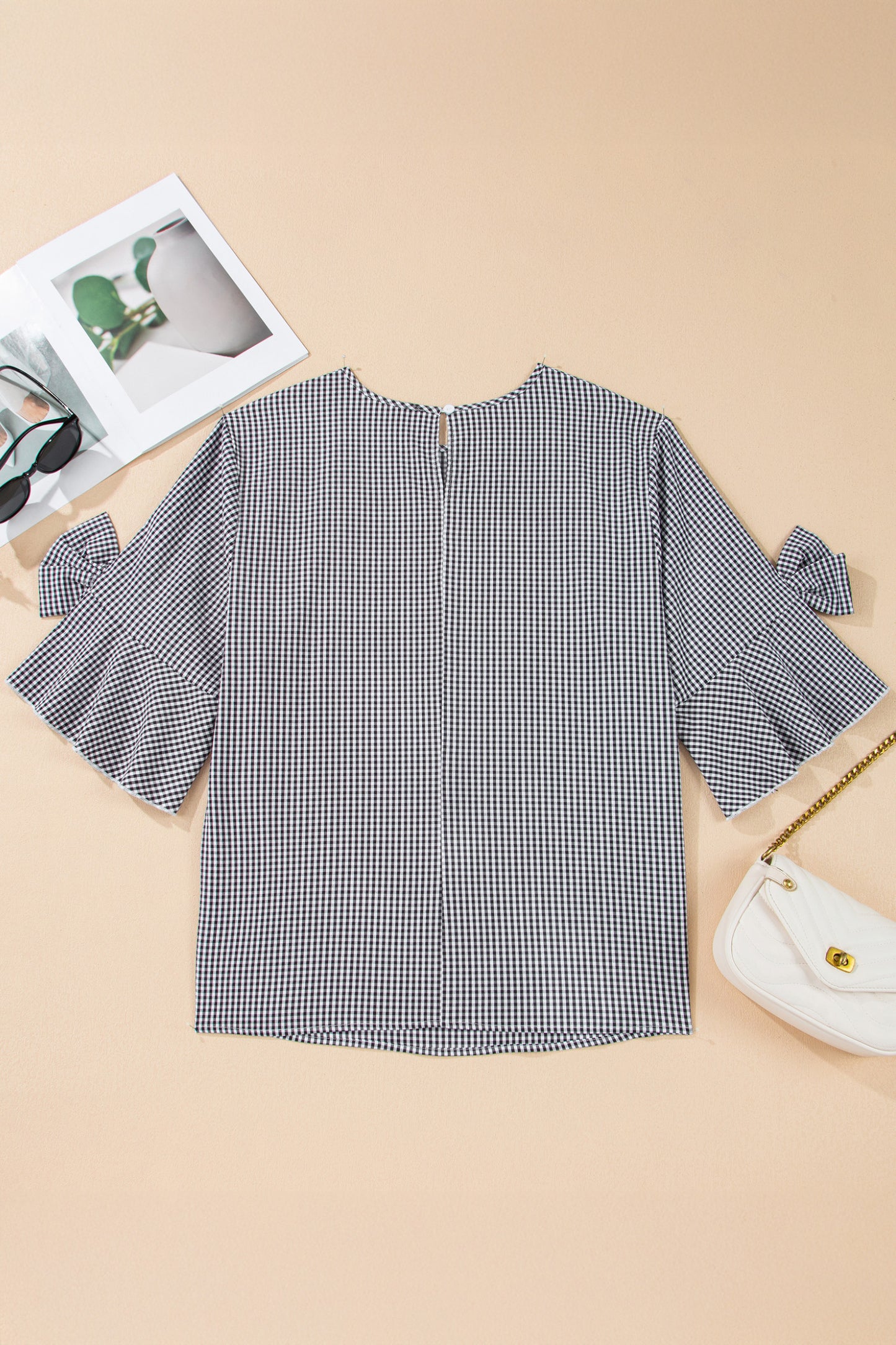 Gingham Grace Top (Plus Size)