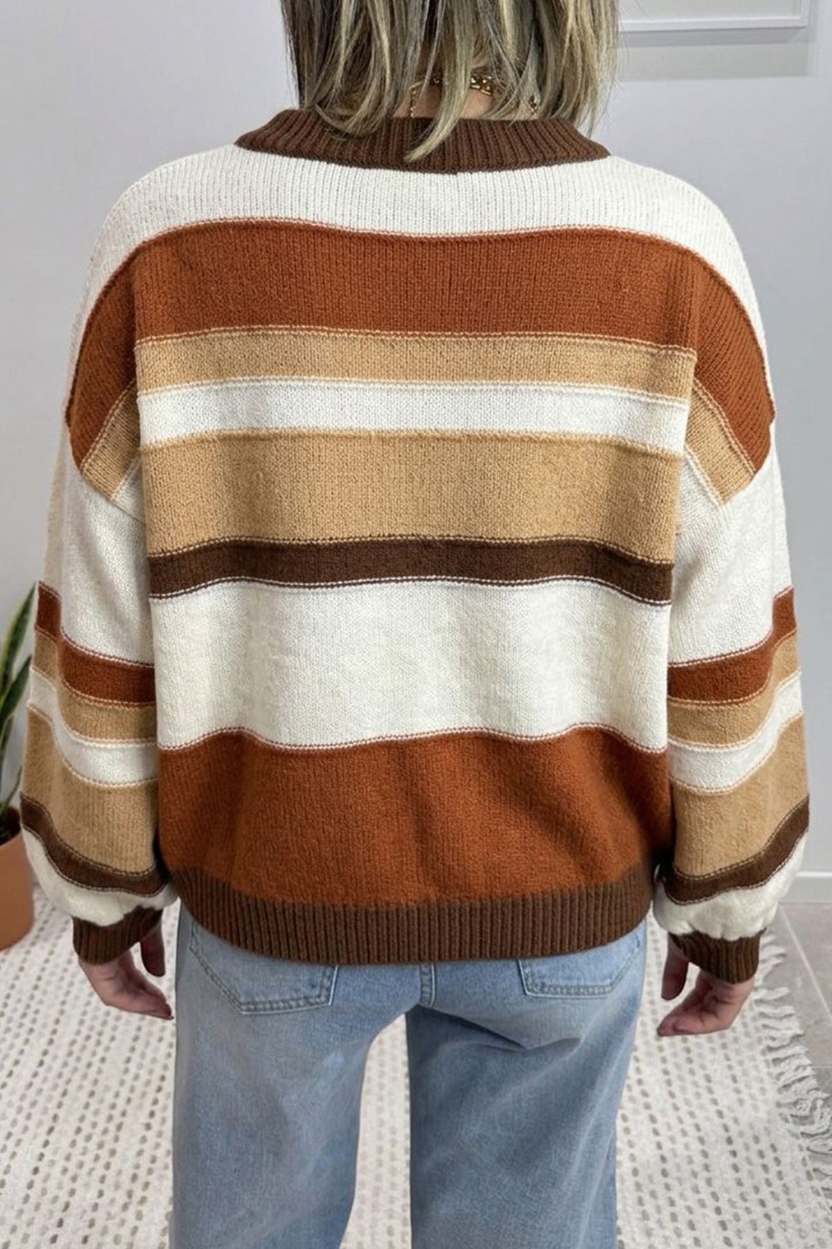 Multicolour Striped Sweater