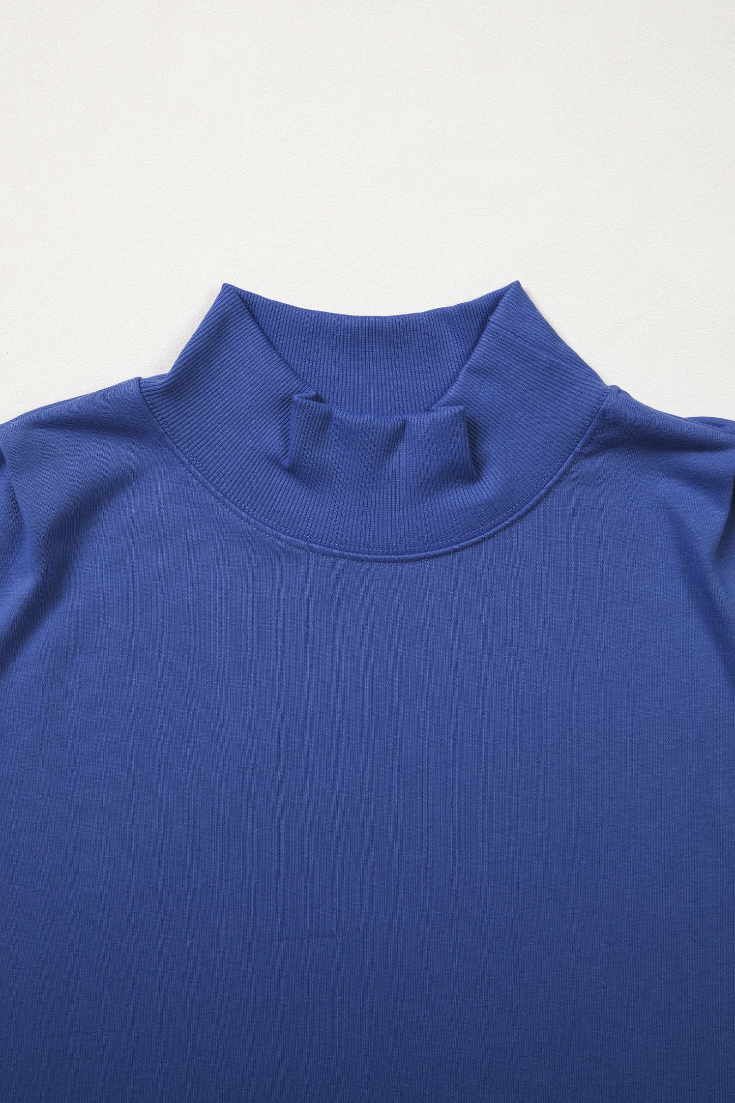 Orange Solid Color High Neck Cap Sleeve Loose Top