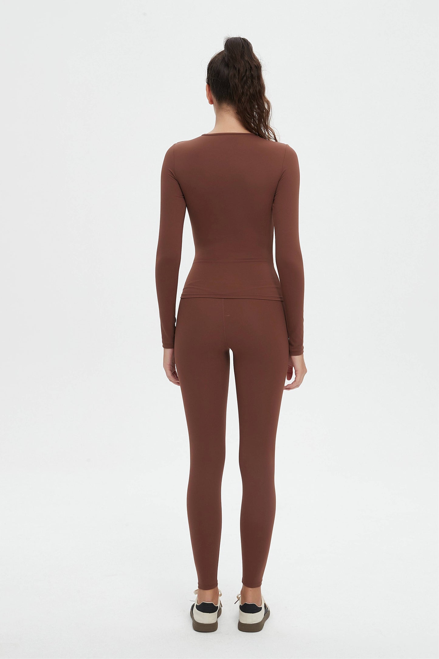 Nikki Buttery Soft High-Waisted Leggings: Frosty Gray / S