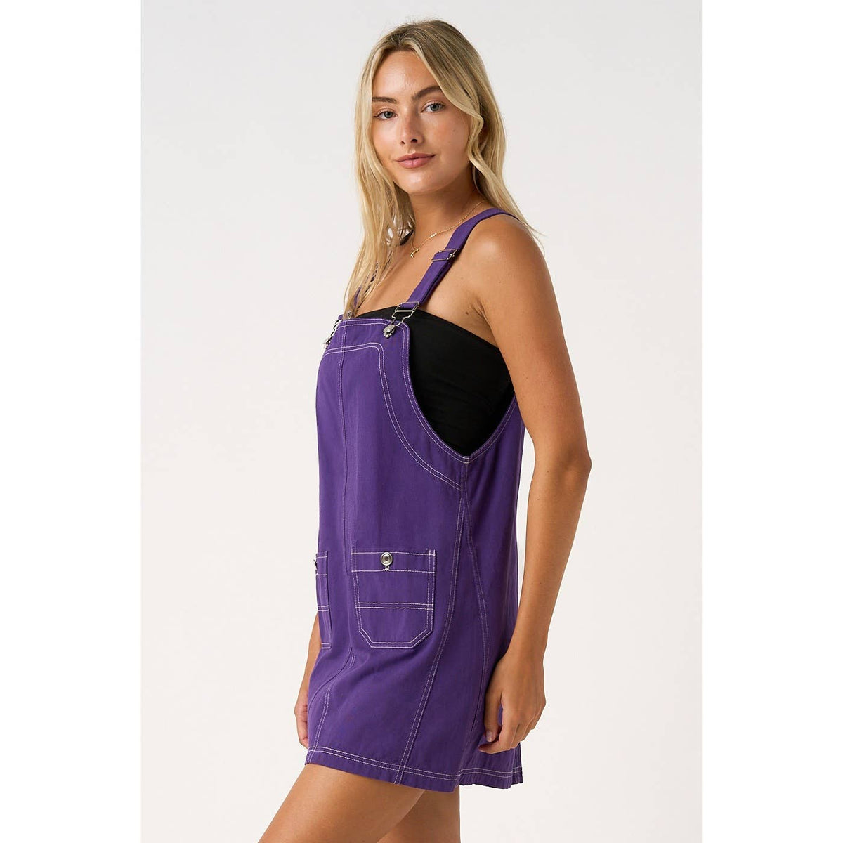 GAME DAY OVERALL MINI DRESS