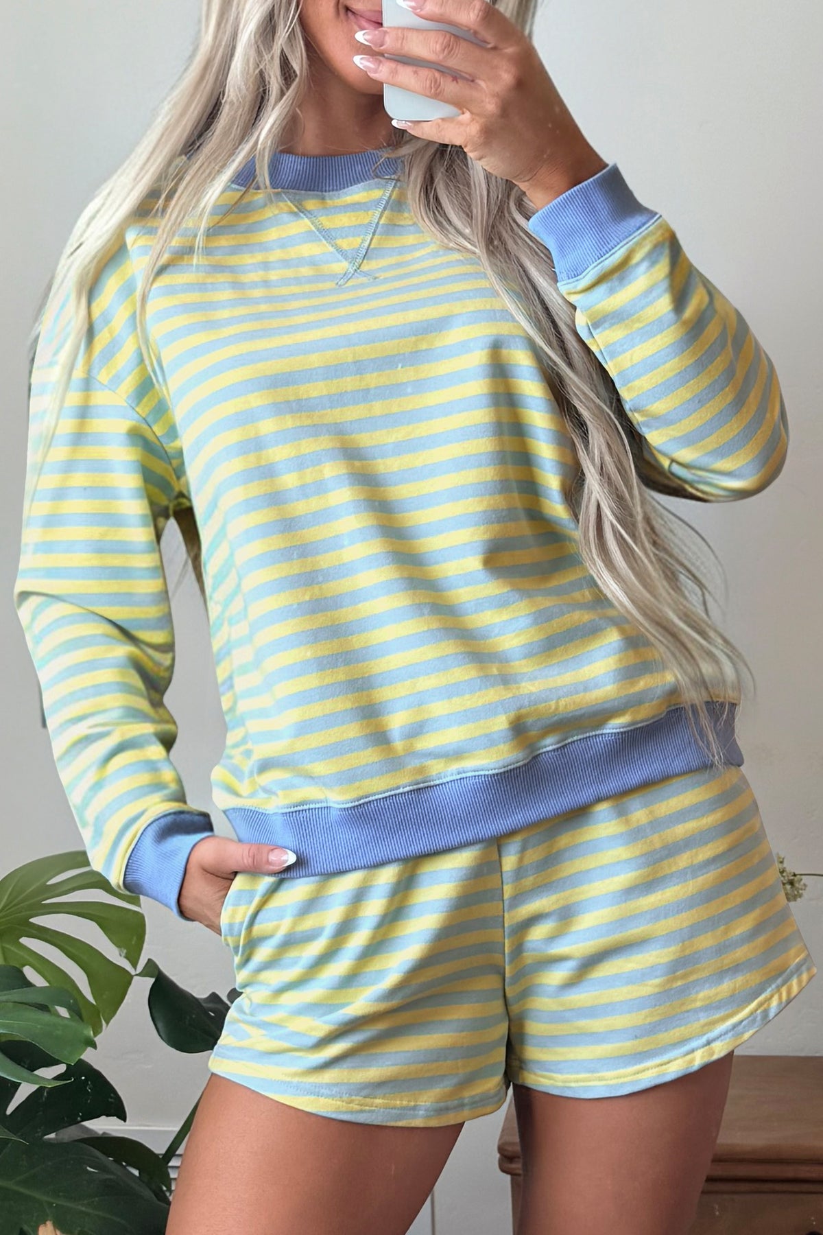 Blue Lagoon Shorts Set