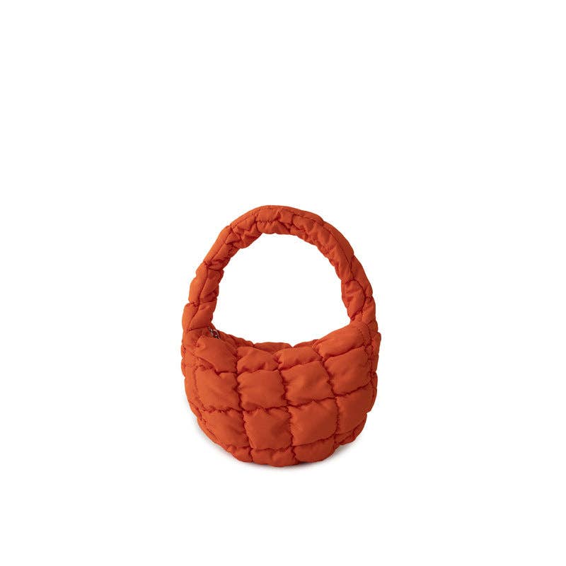 Solid Color Cloud Bag Cute Mini Handbag DP6845: Purple