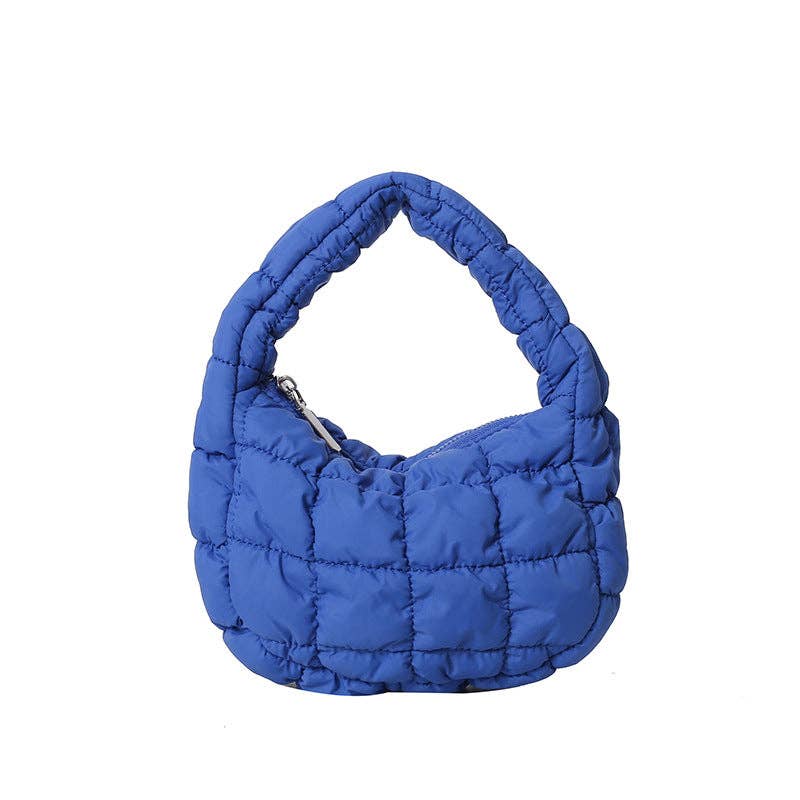 Solid Color Cloud Bag Cute Mini Handbag DP6845: Black