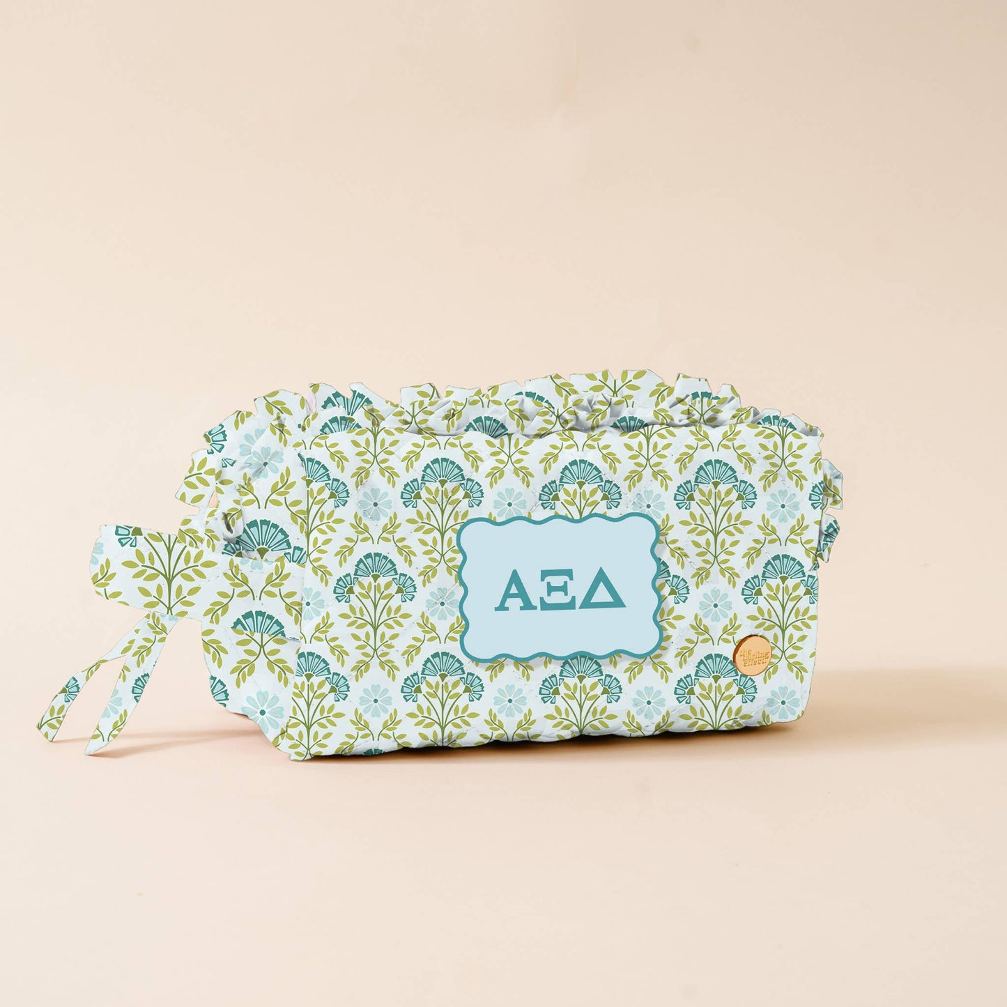 Sorority Quilted Cosmetic Pouch