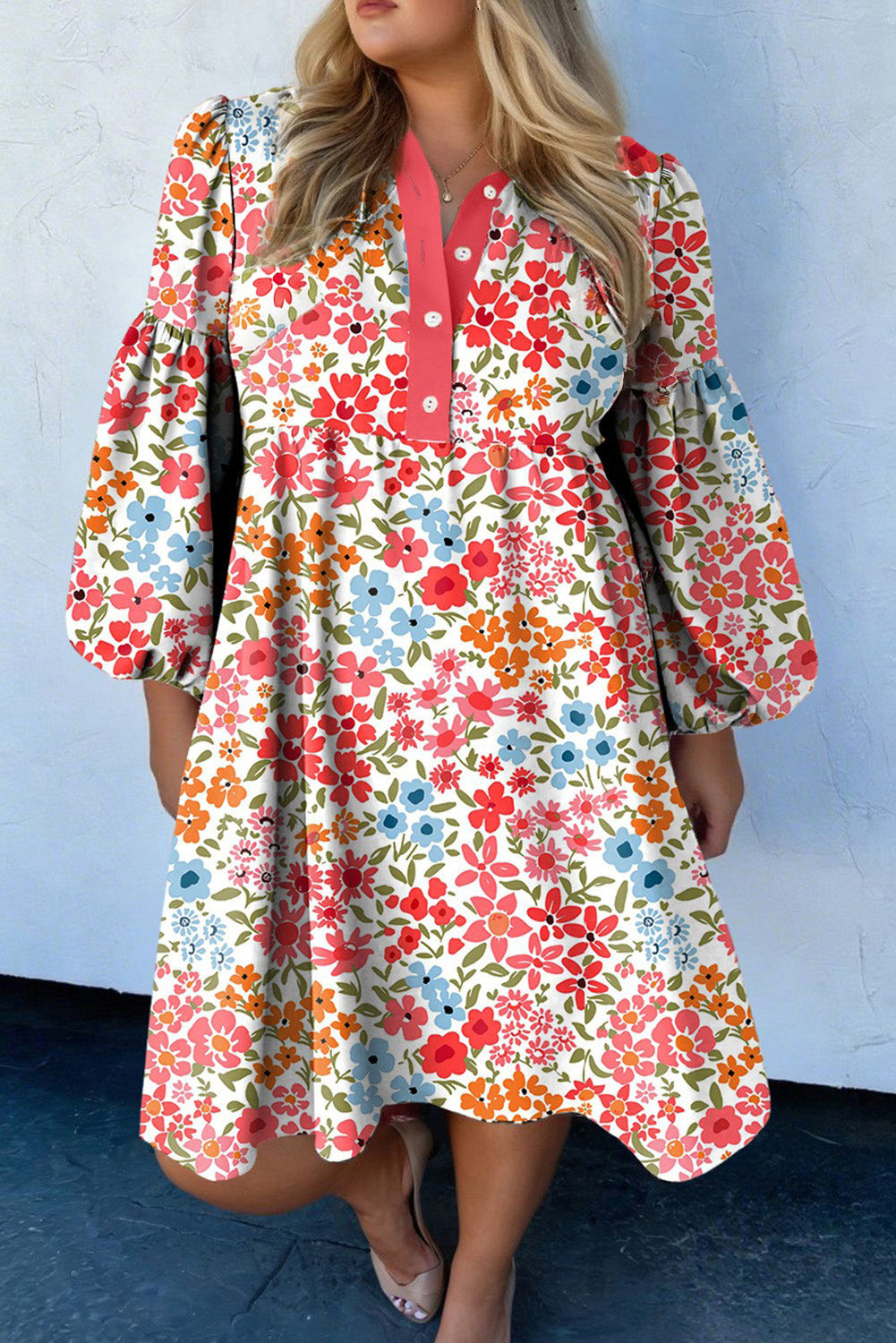 Coffee Dates & Cobblestone Dress (Plus Size)