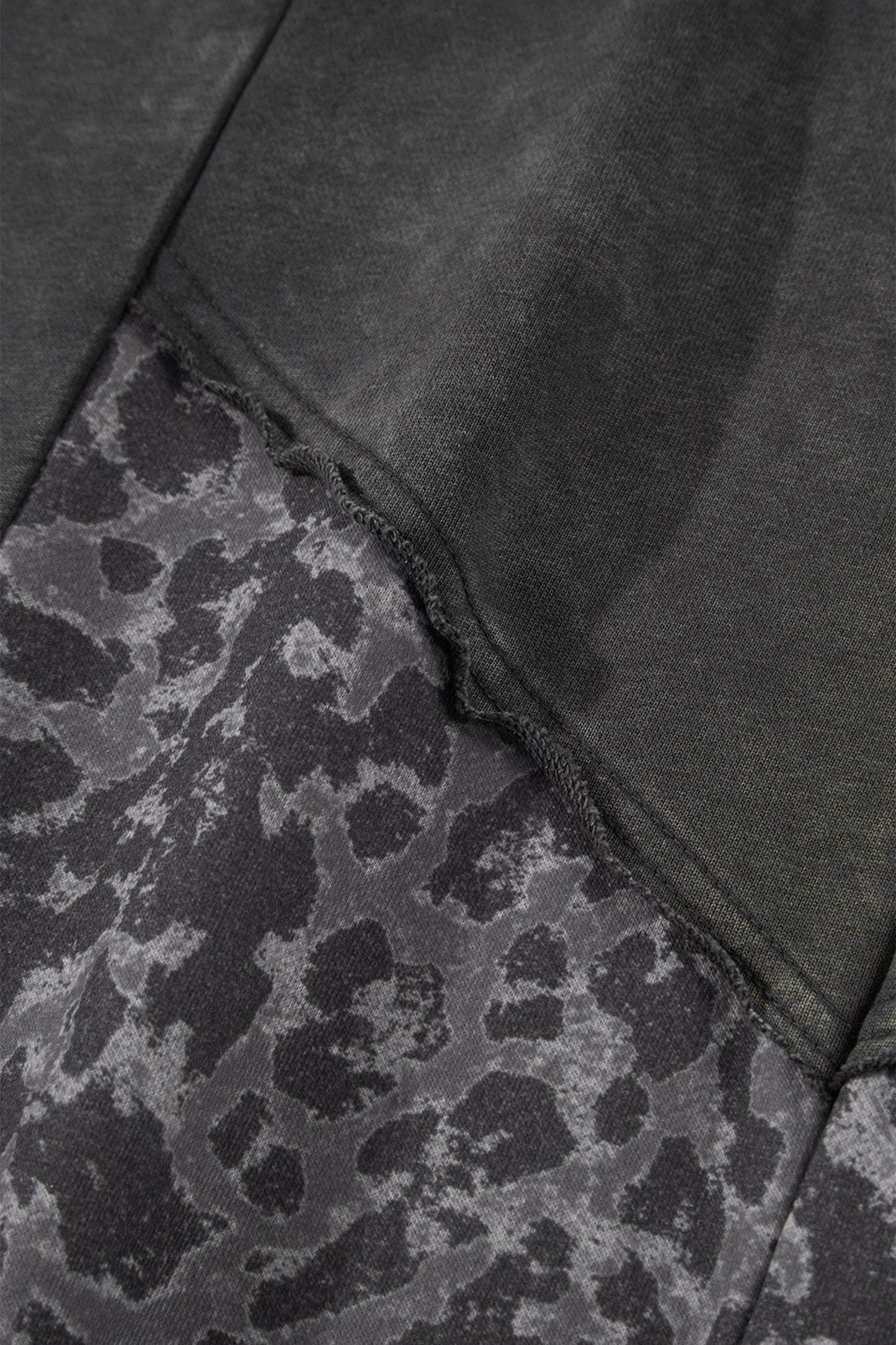 Smokeshow Leopard Patch Pants ( Plus Size )