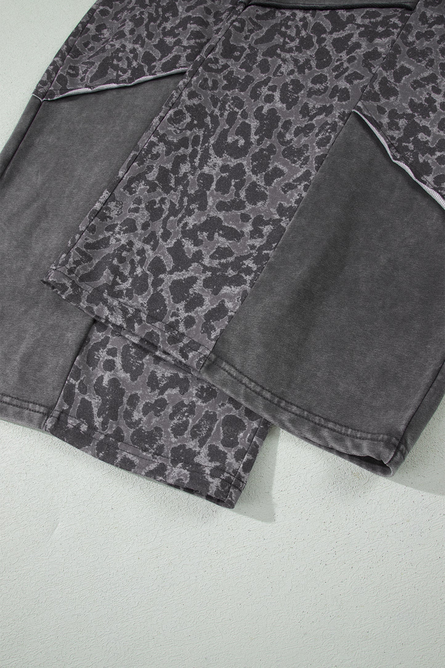 Smokeshow Leopard Patch Pants ( Plus Size )
