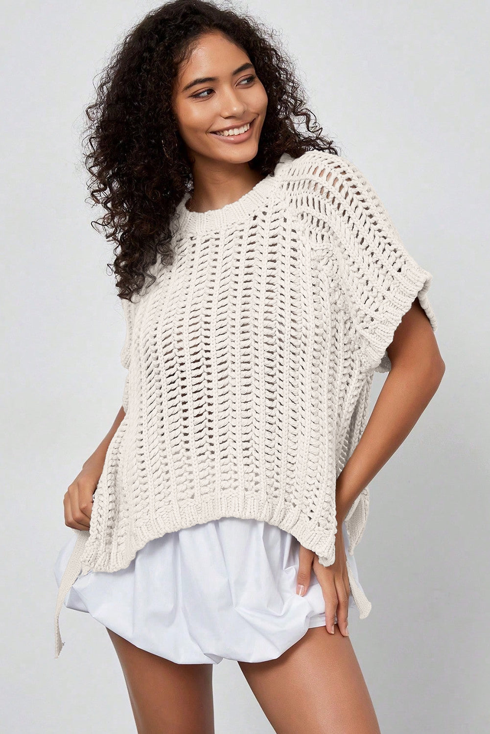 Sweetheart Stitch Sweater (Plus Size)