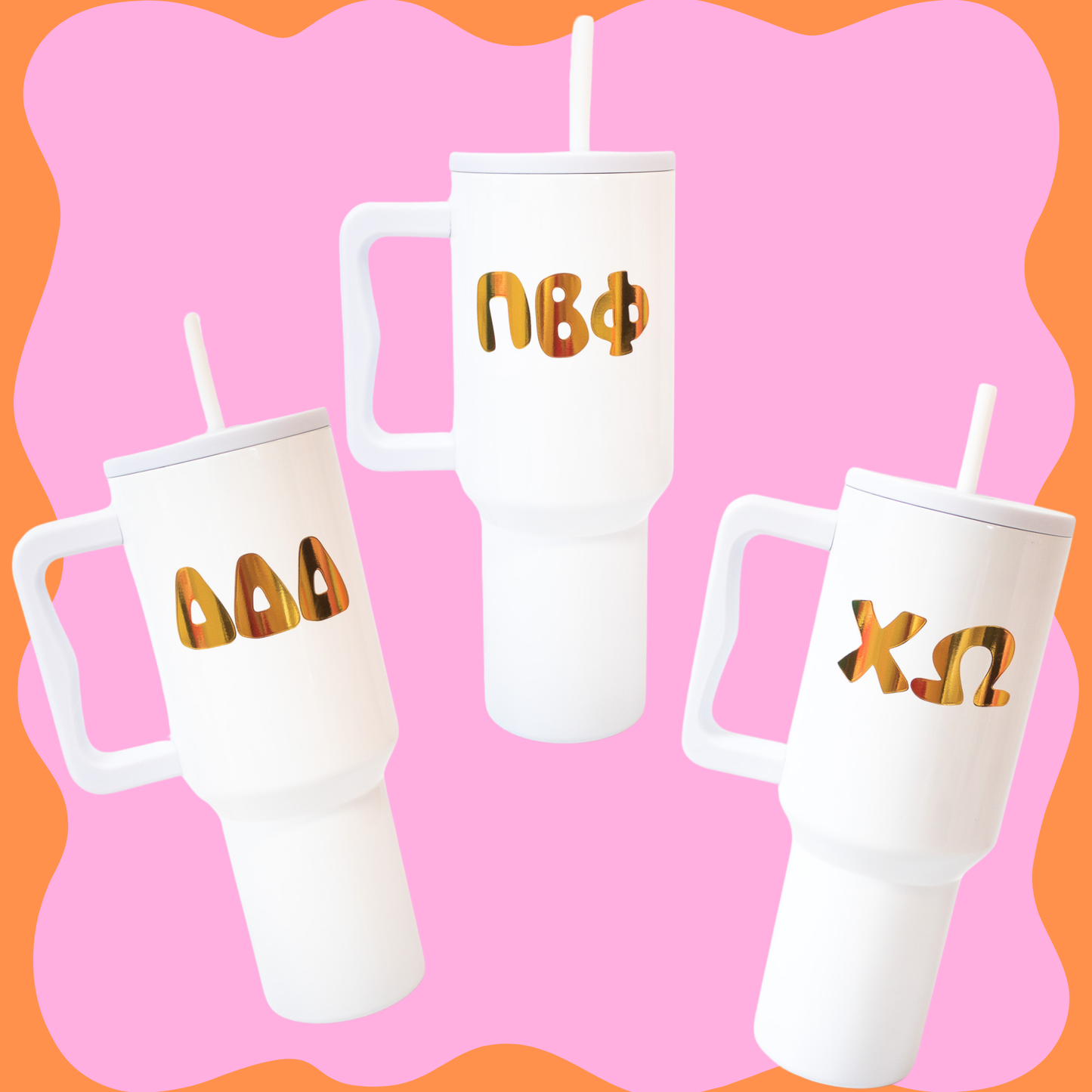 40oz 24 Karat Sorority Tumbler
