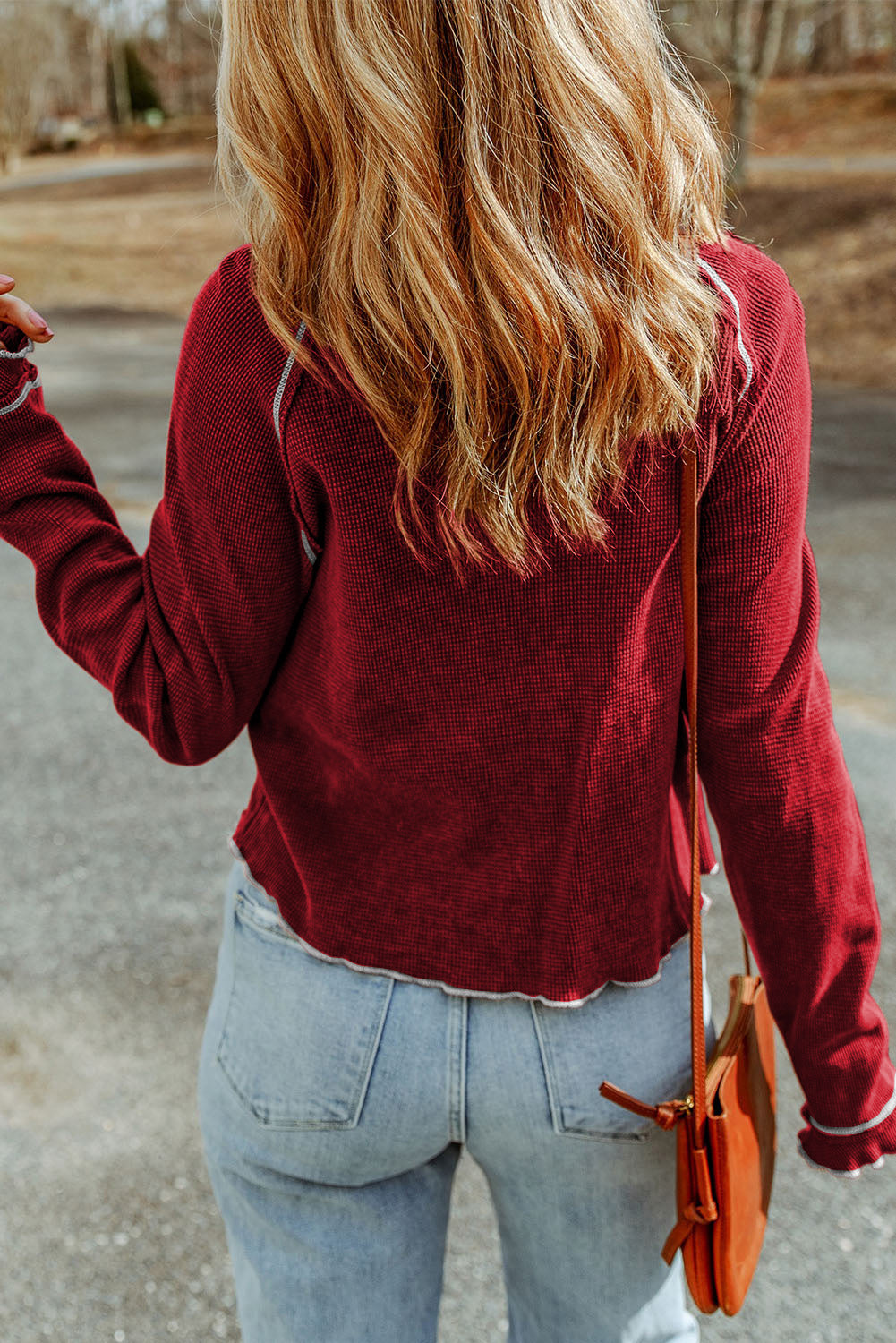 Red Game Day Football Sweater