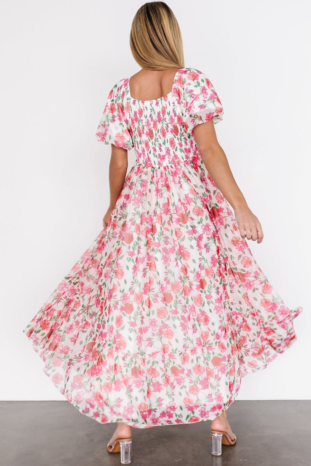 Blush Garden Party Maxi (Plus Size)