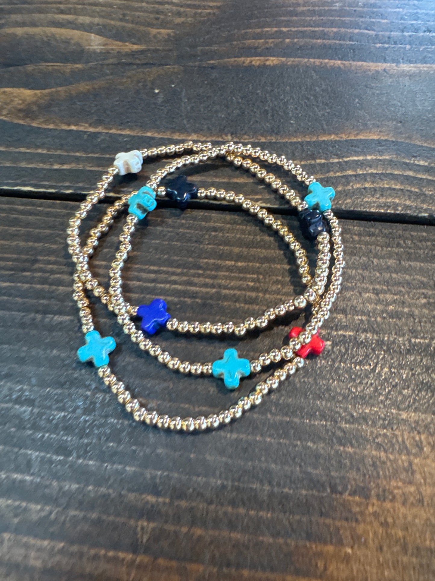 Multi Cross colors bracelets