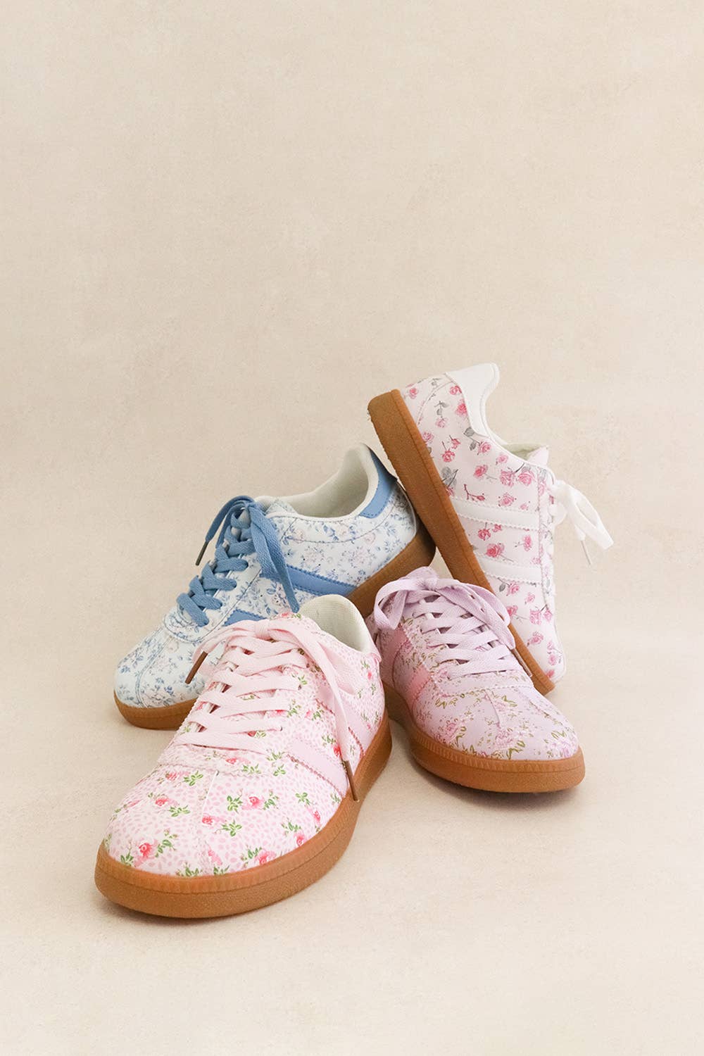 EXPRESSO - SUMMER '25 Floral Sneakers: Lavender / 12FA