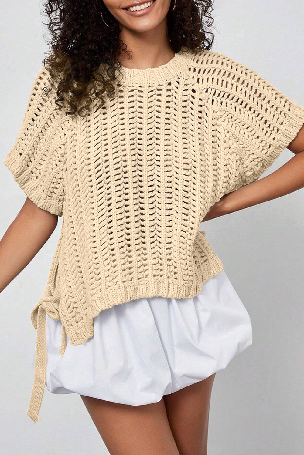 Sweetheart Stitch Sweater (Plus Size)