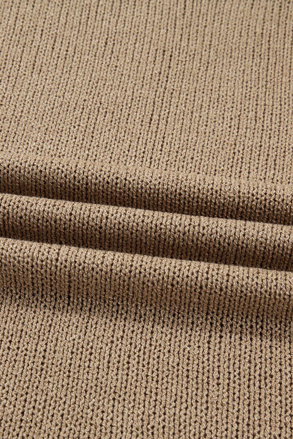 Solid Slouchy Drop Shoulder Sweater Dress