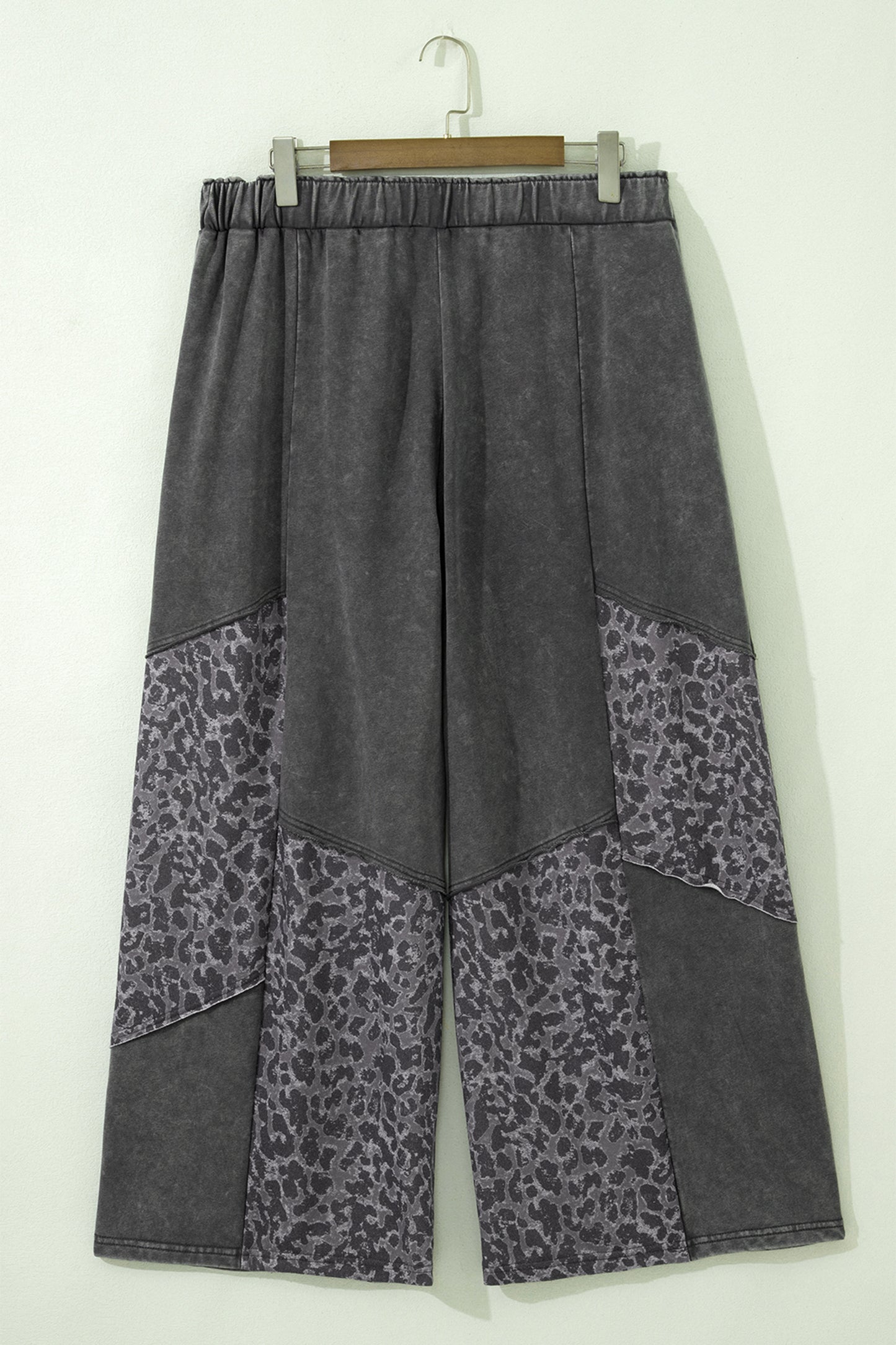 Smokeshow Leopard Patch Pants ( Plus Size )