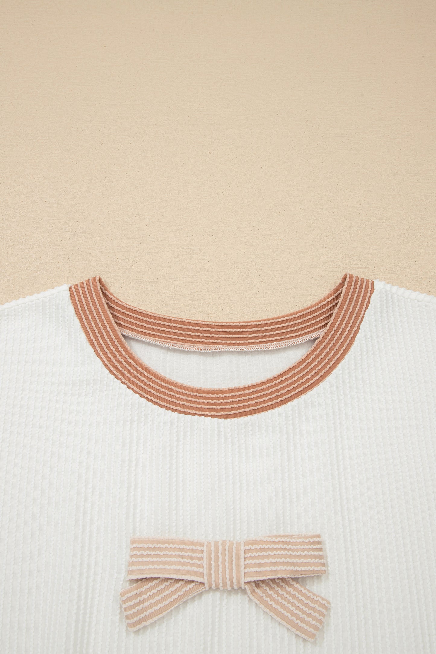Coffee Date Bow Top