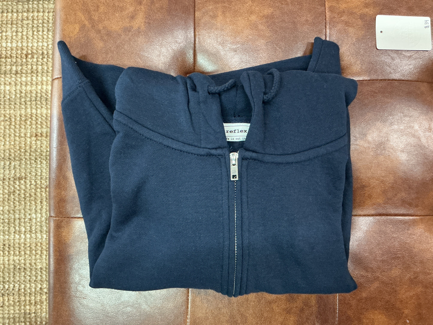 Navy Zip Hoodie