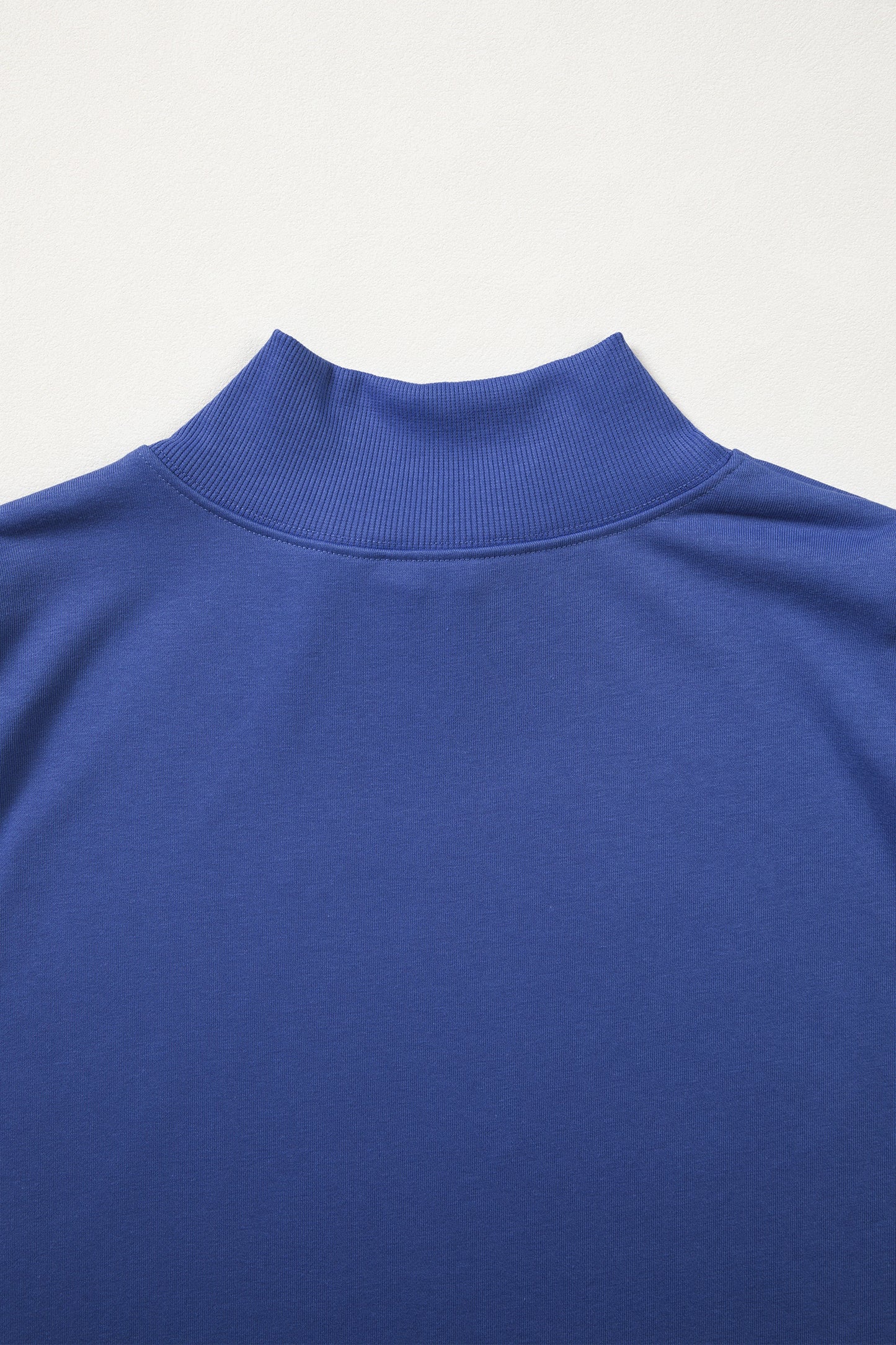Orange Solid Color High Neck Cap Sleeve Loose Top