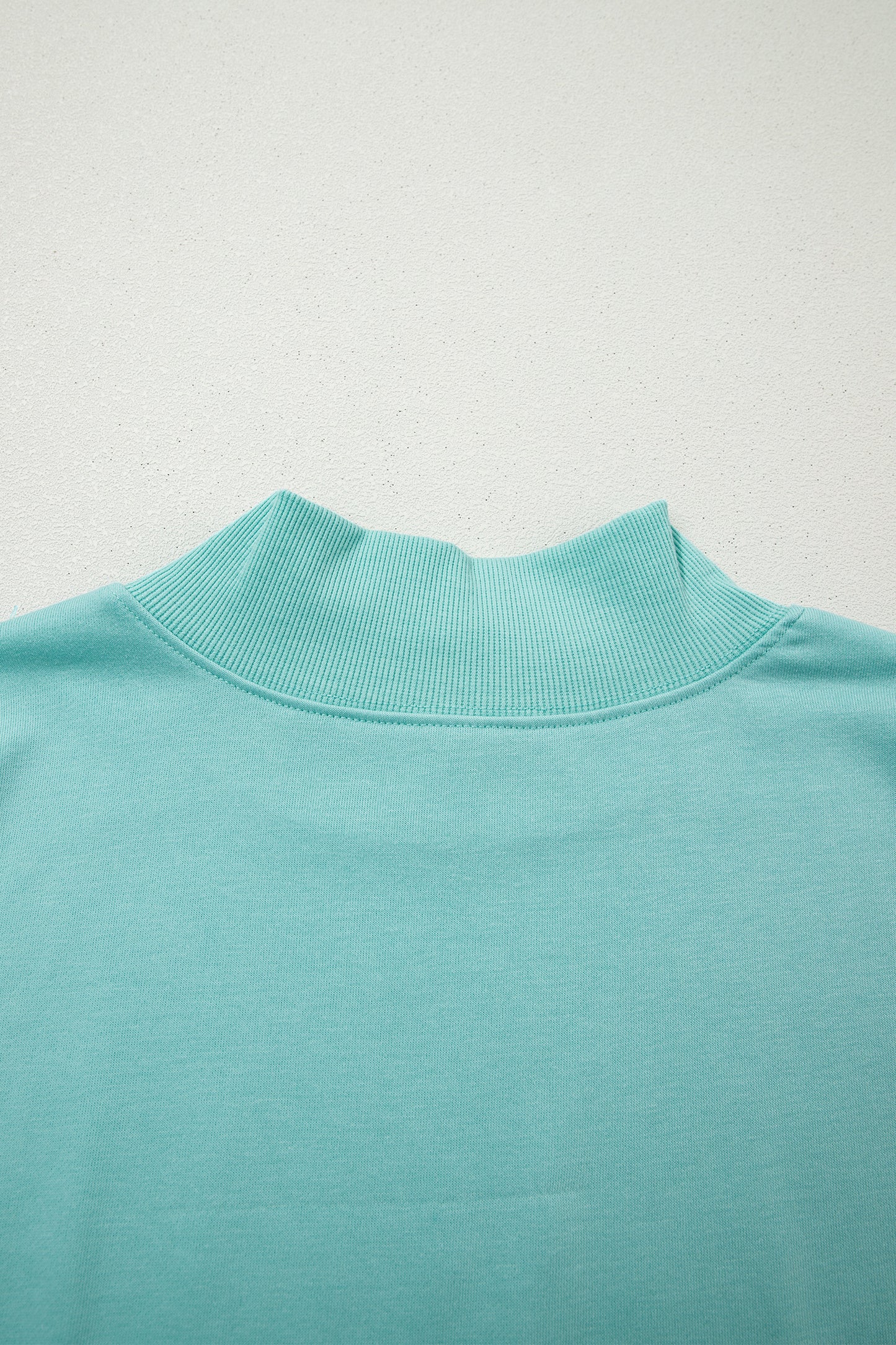 Orange Solid Color High Neck Cap Sleeve Loose Top